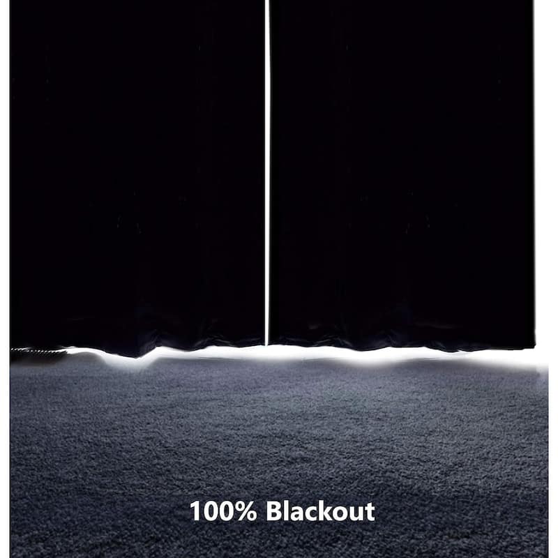 DriftAway Thermal Insulated 100% Blackout Curtain Liner for Grommet Curtains