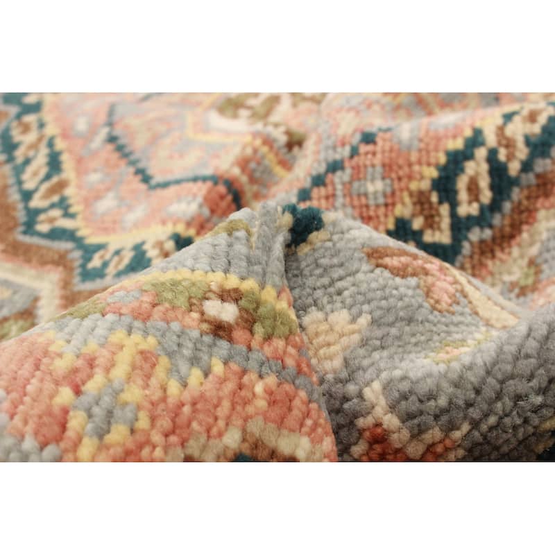 ECARPETGALLERY Hand-knotted Jules Serapi Grey Wool Rug - 4'10 x 7'2