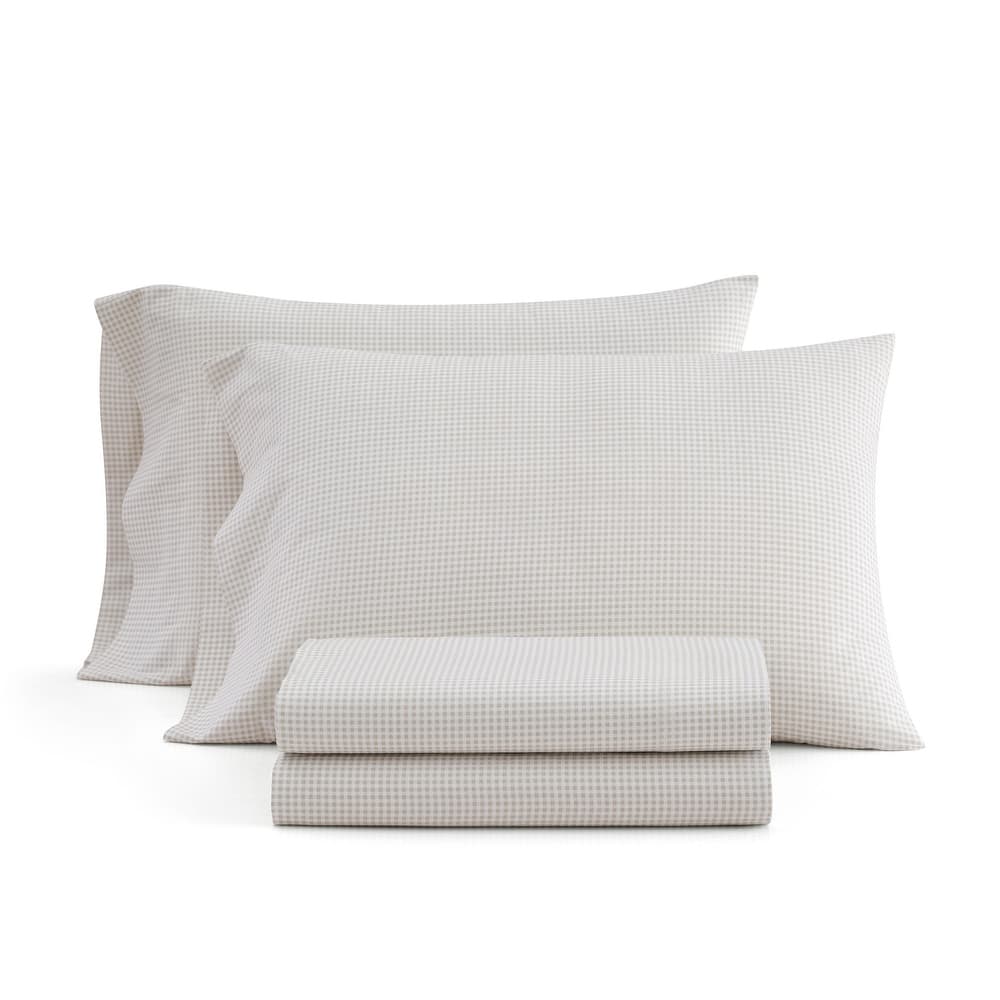 Martha Stewart Printed Cotton Percale Sheet Set