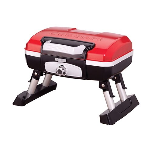 "Cuisinart Petit Gourmet Portable Tabletop Outdoor LP Gas Grill Petit Gourmet Portable Tabletop Outdoor LP Gas Grill in