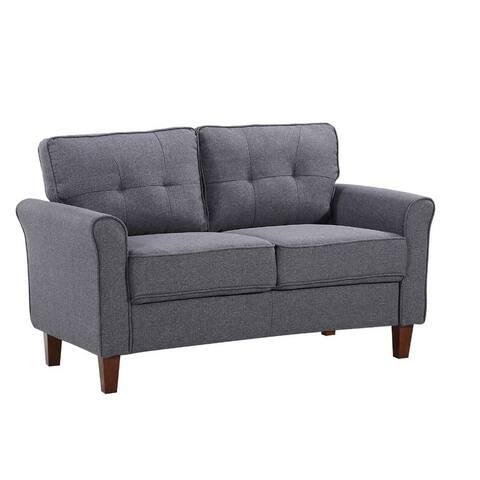 Hamilton Tufted Mid Century Loveseat
