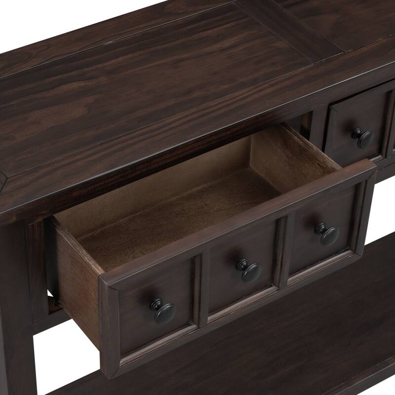 Rustic Entryway Console Table and 60" Long Sofa Table