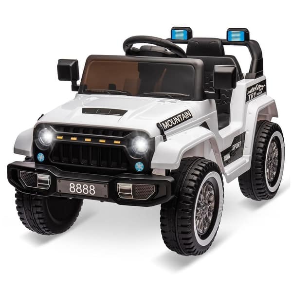 slide 2 of 24, 12V Kids Ride On Truck White