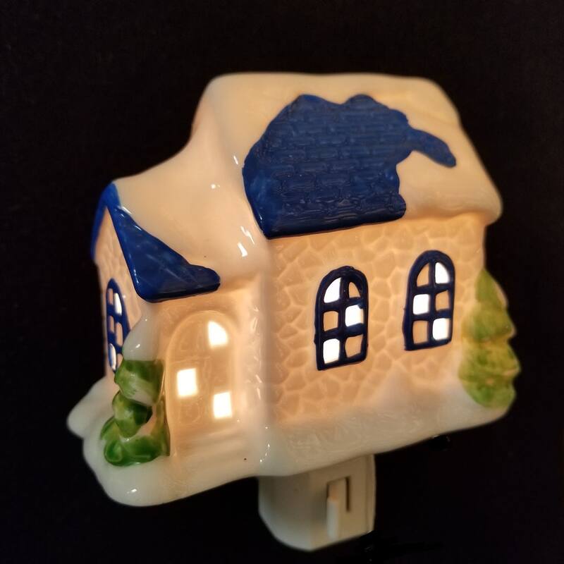 Snow Covered House Night Light