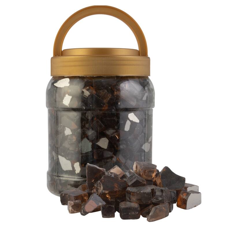 Pure Garden 10lbs Fire Pit Glass - Glass Rocks