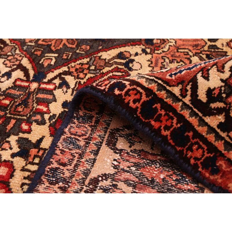 ECARPETGALLERY Hand-knotted Anatolian Vintage Cream Wool Rug - 4'11 x 6'9