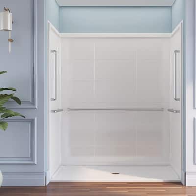 Miseno MSP-6436C 64" x 36" Rectangular Shower Base with Single