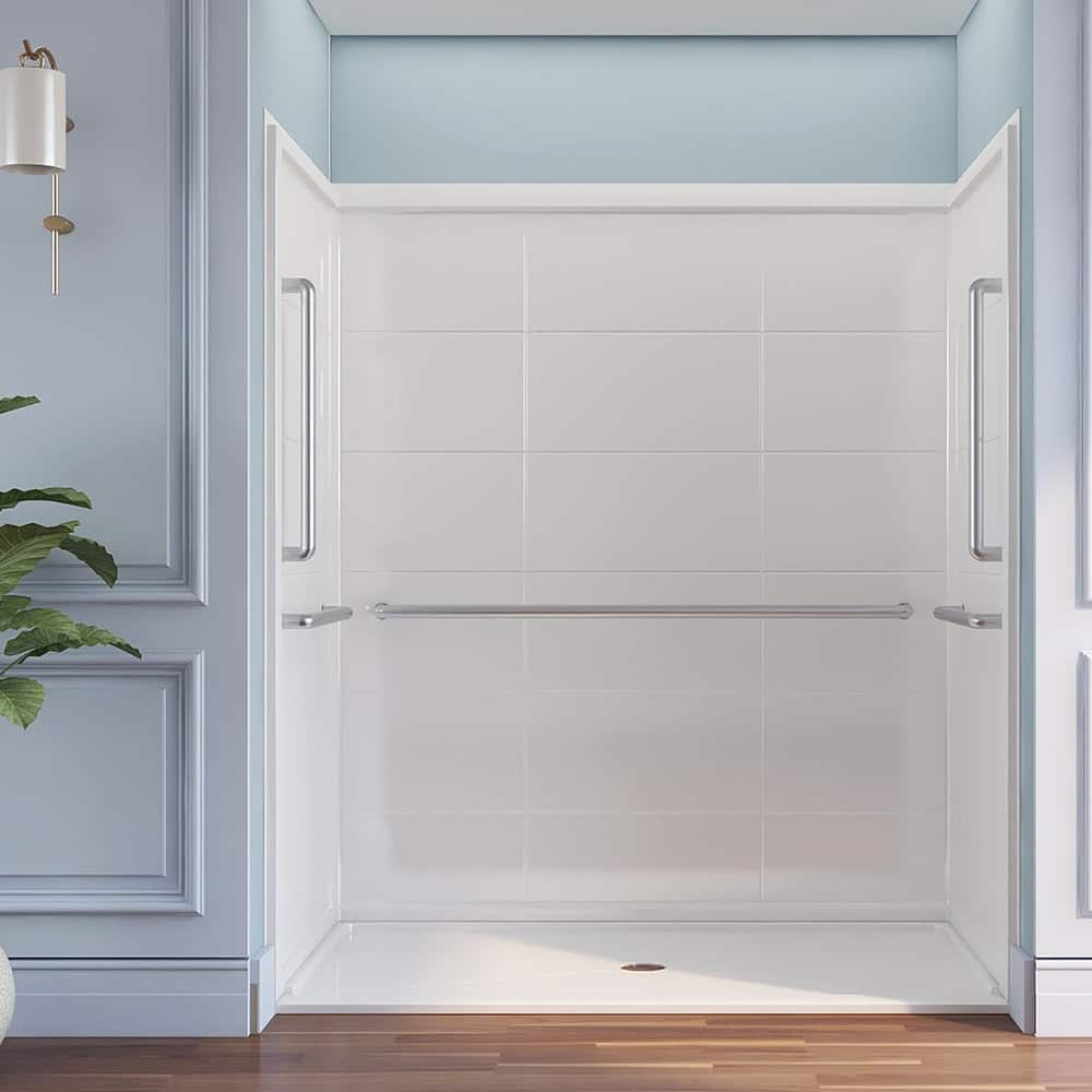 Miseno MSP-6436C 64" x 36" Rectangular Shower Base with Single