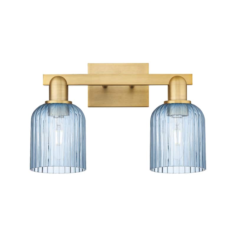 Innovations Lighting Downtown Urban - Bridal Veil - 2 Light 16" Bath Vanity Ligh