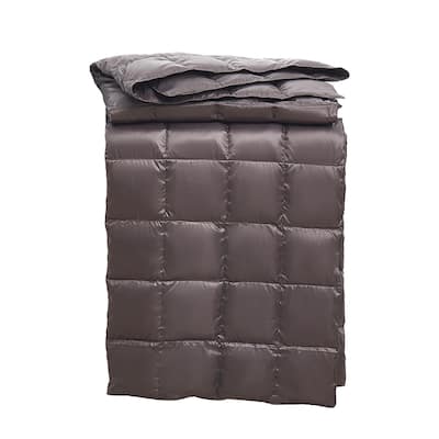 Serta Packable Oversized Down Fiber Throw