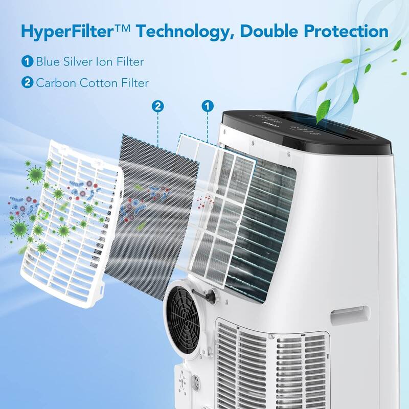 14000 Btu Portable Air Conditioner With Remote Control