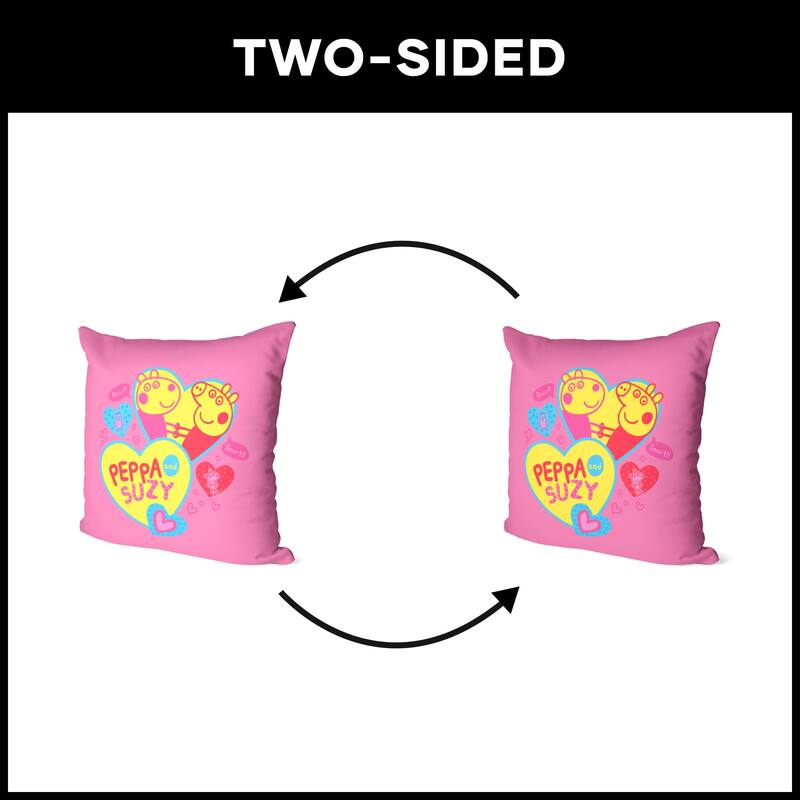 Hasbro Peppa Pig 18 Inch Throw Pillow