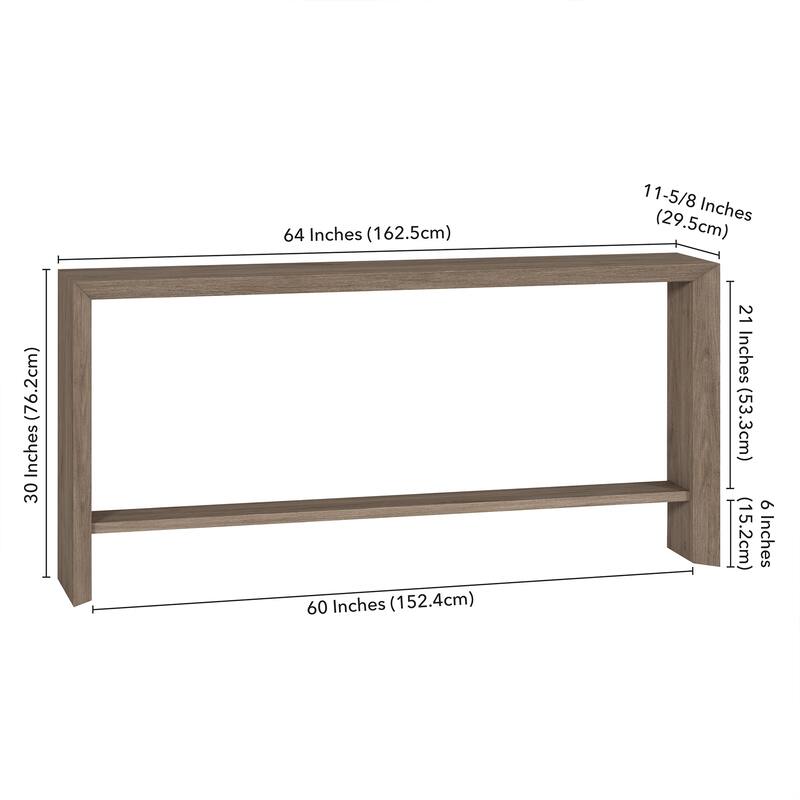 Osman 64" Wide Rectangular Console Table