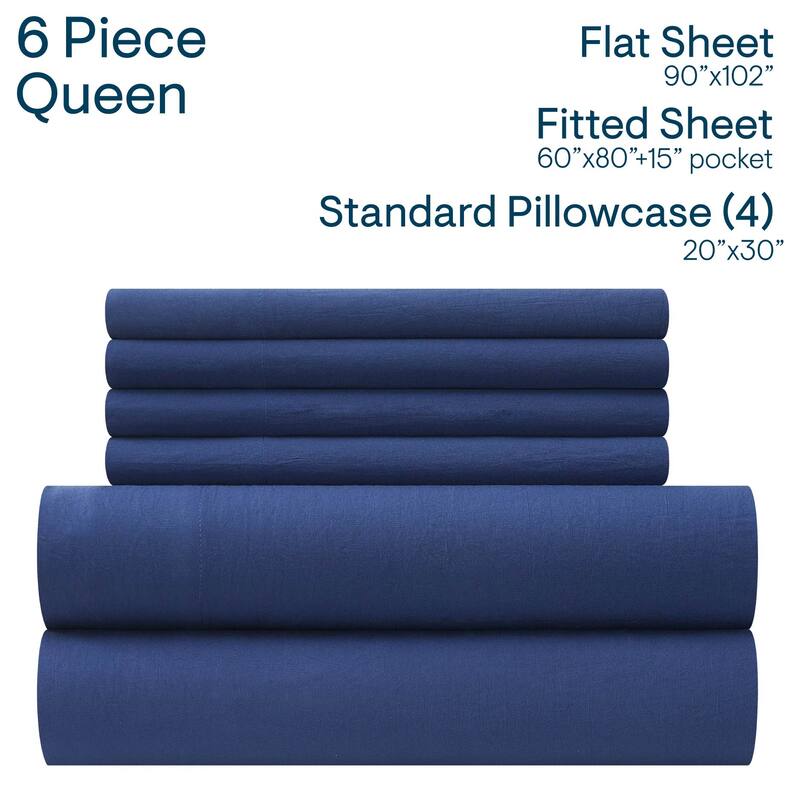 Aeropostale Premium All Season Microfiber Navy Sheet Set