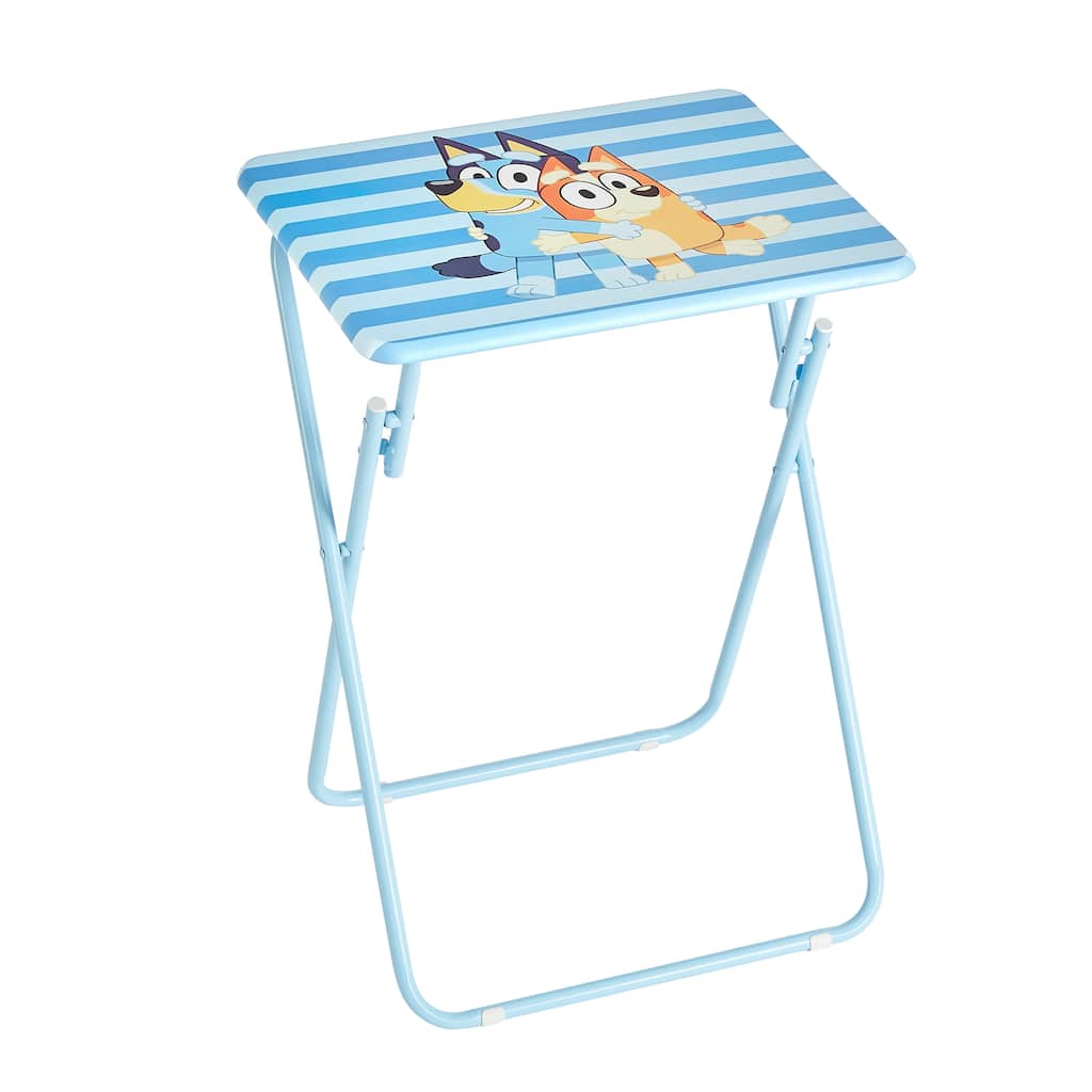Bluey Folding Tray Table,Portable Snack & Laptop Table