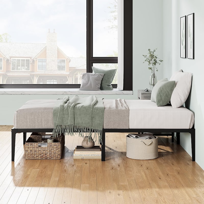 14 Inch Metal Bed Frame, Twin Bed Frame