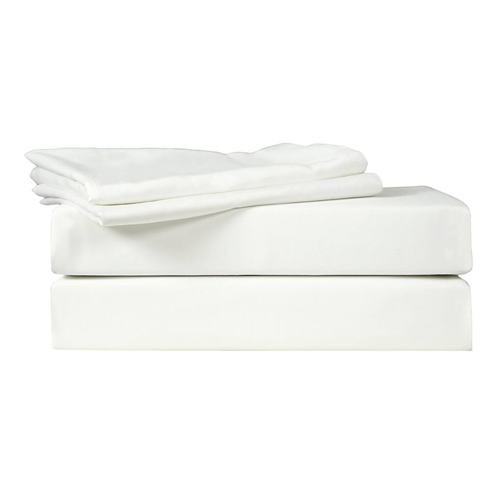 500 TC Egyptian Cotton Sateen Solid Pack Of 4 Pillow Covers