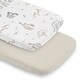 preview thumbnail 1 of 4, Sweet Jojo Designs Jungle Safari Animals Boy Girl Gender Neutral 2 Pack Baby Bassinet Fitted Sheets Animal Grey Elephant