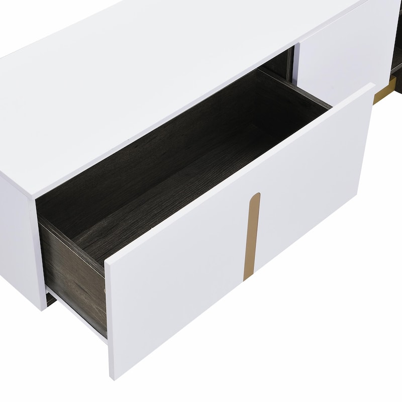 66.7'' Light Luxury TV Stand for TVs Up to 70 Inches