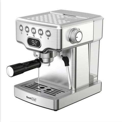 Stainless Steel 20 bar Espresso Machine with Milk Frother