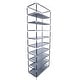 preview thumbnail 6 of 11, 10 Tiers Portabl Storage Closet Organizer Shoe Rack Cover 3 Colors