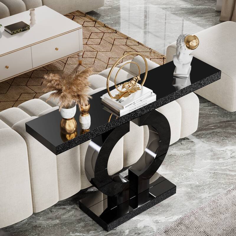 43'' Modern Mirrored Console Sofa Table for Entryway