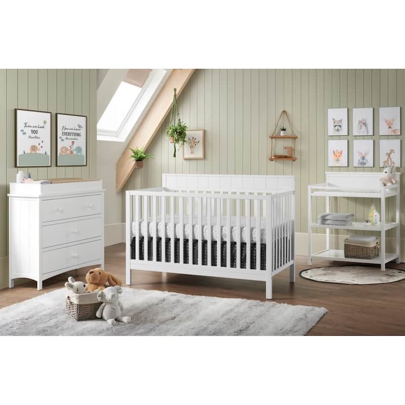 Oxford Baby Logan 4 in 1 Convertible Crib