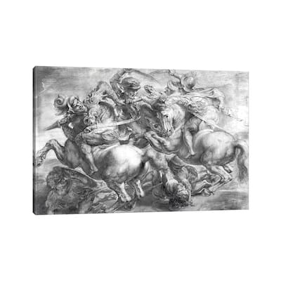 iCanvas "The Battle Of Anghiari (after Leonardo da Vinci)" by Peter Paul Rubens Canvas Print