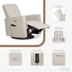 preview thumbnail 11 of 21, Evolur Harlow Deluxe Upholstered Plush Seating Glide Rocker