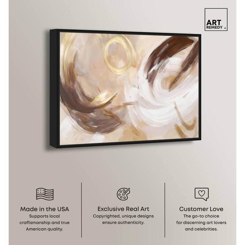 Dreamy Swirls II Canvas by Art Remedy