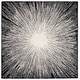 preview thumbnail 13 of 38, SAFAVIEH Handmade Abstract Sippie Modern Wool Rug 6' Square - Ivory/Black - Square