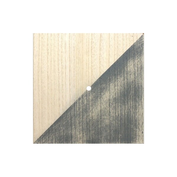 Darice Clock Face Wood Unfnshd/Distress Square