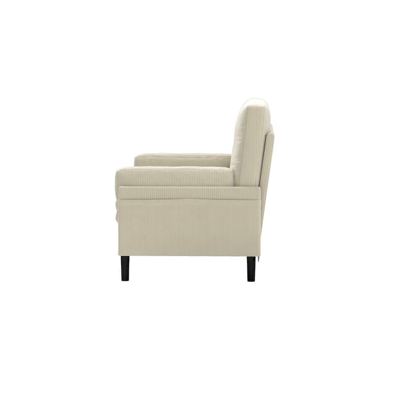 Convertible Sleeper Sofa Bed with Pillow Top Arms, 2-Seat Settee with Pull-Out Bed, Leisure Sofa with Adjustable Backrest