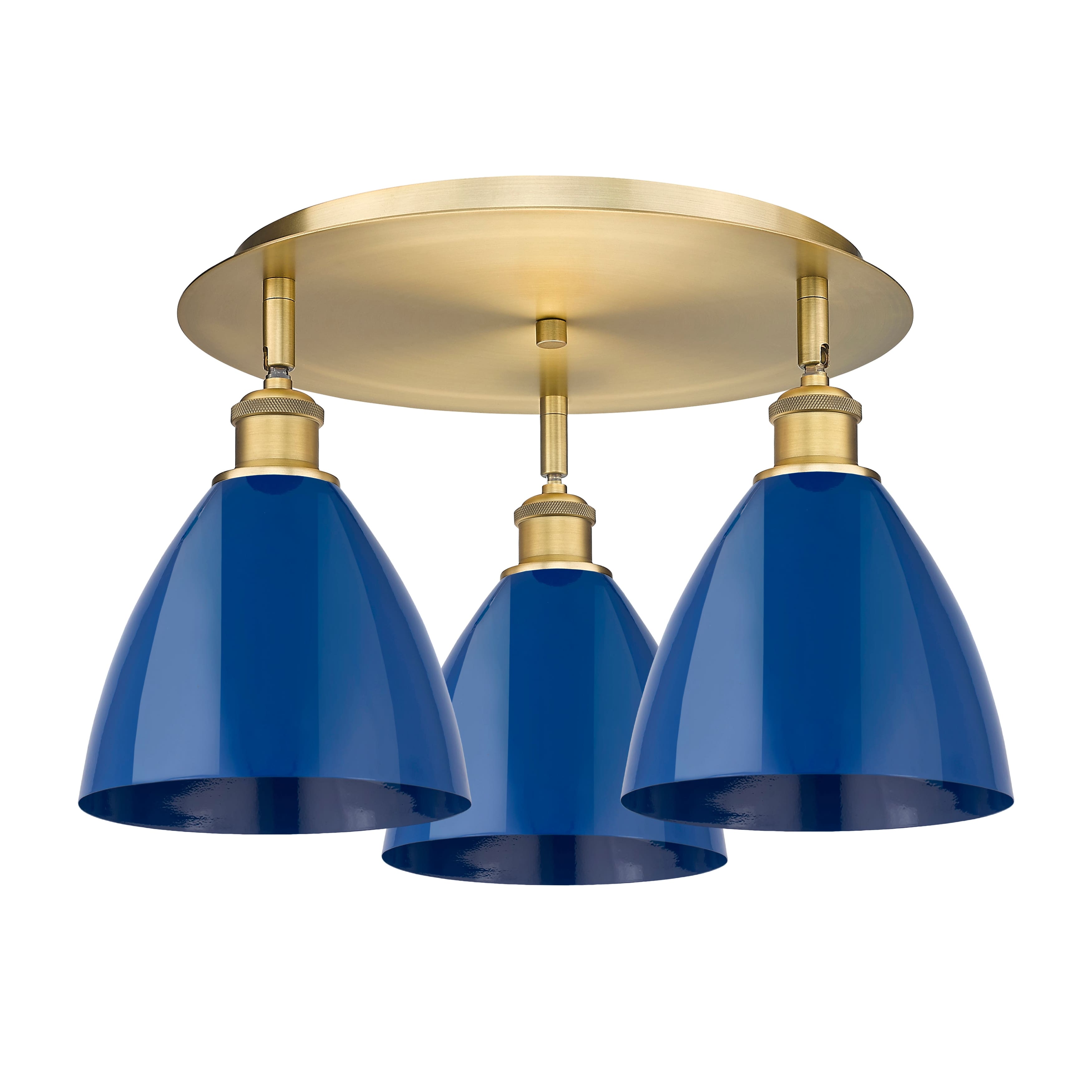 Option Blue / Brushed Brass