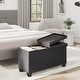 preview thumbnail 53 of 62, Nestl Storage 30-In Storage Ottoman Bench with Storage Bins for Bedroom - Folding Foot Rest Ottoman with Storage for Living Room