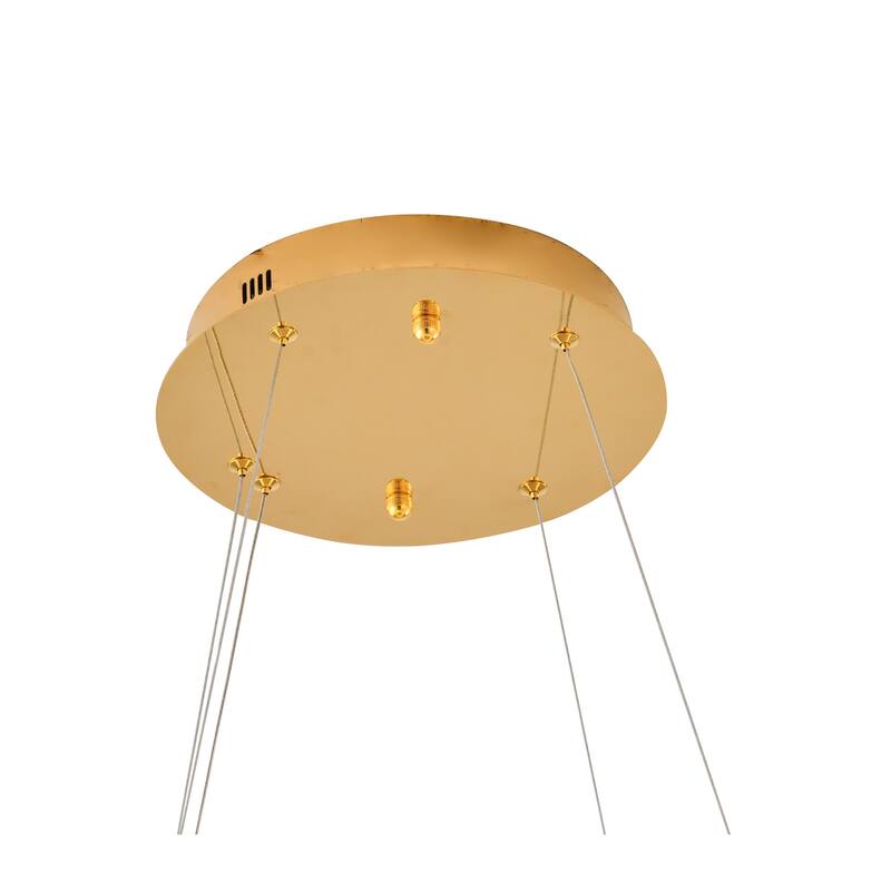 Crystal Chandelier 1 Light Hanging Pendant Lamp, Old World Style Ceiling Fixture, 26" Wide - 10