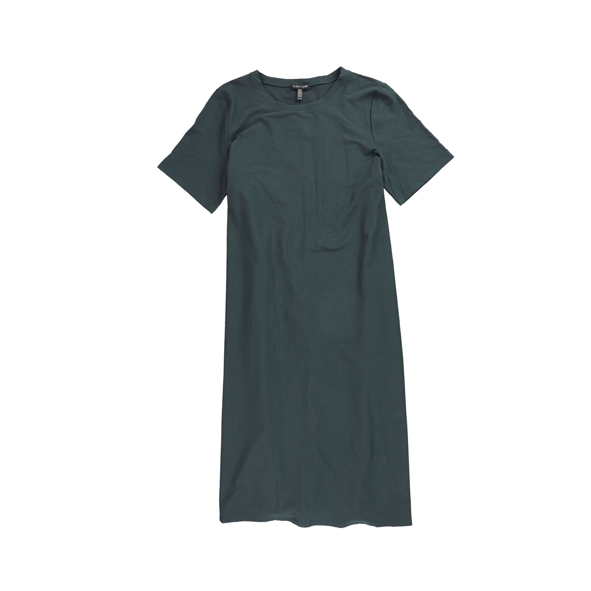 Eileen Fisher Womens Solid Shirt Dress,, Green, X-Small - Overstock -  41852199