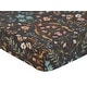 preview thumbnail 3 of 4, Boho Wildflower Vintage Floral Girl Fitted Crib Sheet Black Orange Teal Daisy Leaves Botanical Paisley Flower Bohemian Farmhouse