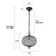preview thumbnail 40 of 95, Retro French 4/5-Light Antique Brass Globe Crystal Chandelier for Living/Dining Room