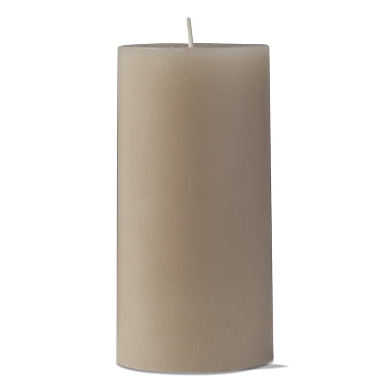 Color Pillar Candle - Linen - 3x6