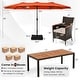 preview thumbnail 66 of 112, Costway 11 PCS Patio Wicker Dining Set with Double-Sided Outdoor - See Details