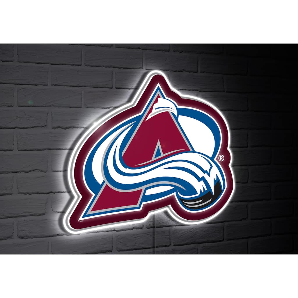 Colorado Avalanche Team Logo LED Wall Decor Lighted Sign