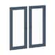 Option Antique Blue-Clear Glass