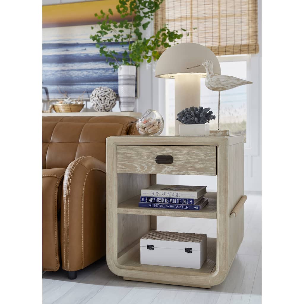 Salt Life Home Sunset Cove Sanibel Brown Chairside End Table - 22''W x 26''D x 26''H