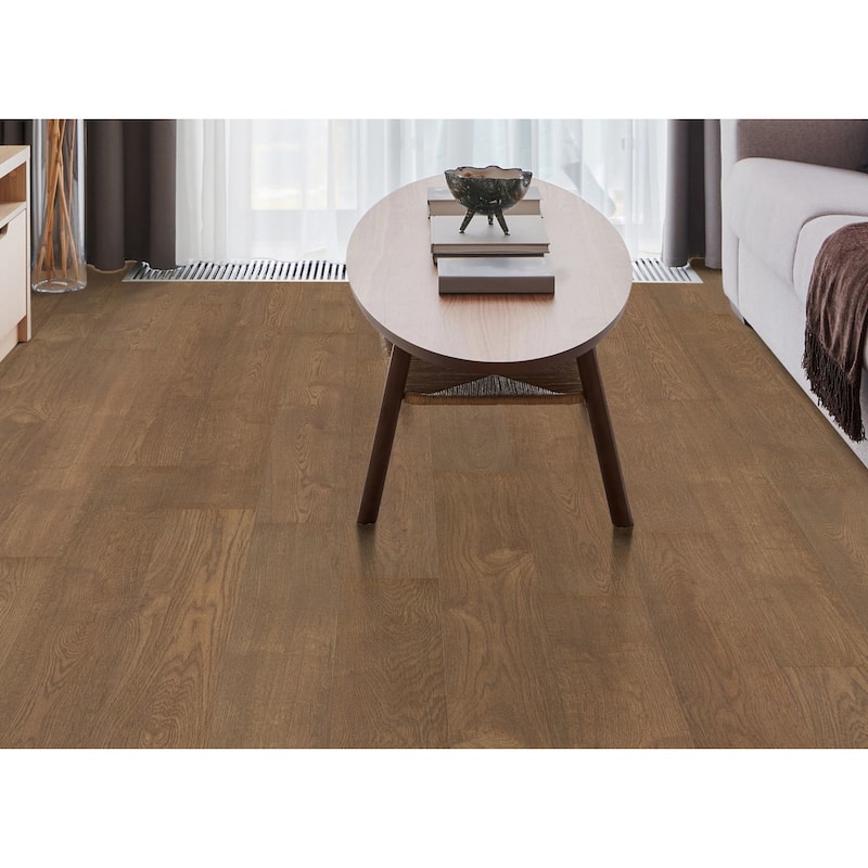 Shaw SL120 Oak Crest 51" x 8" Textured Laminate Flooring with Medium