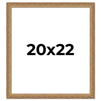 20x22 Frame Red Solid Wood Picture Frame Width 1.75 Inches | Interior Frame Depth 1 13/16 Inches