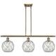 Option Antique Brass / Clear Glass with White Rope