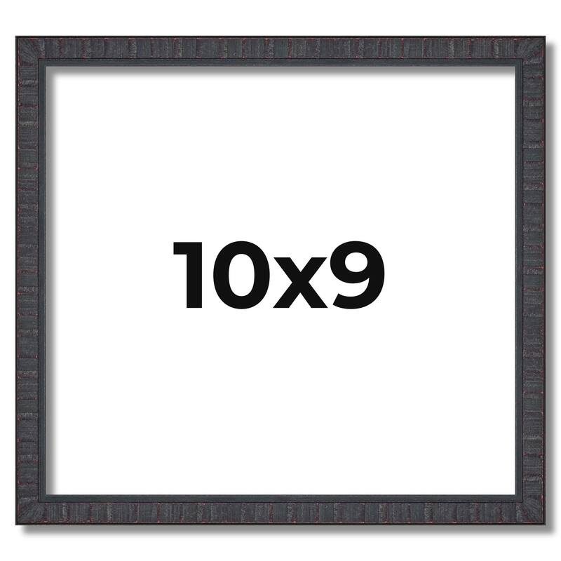 10x9 Frame Brown Solid Wood Picture Frame - Complete Modern Photo