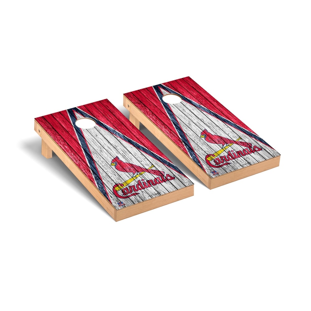 St. Louis Cardinals MLB Triangle Cornhole Board Set