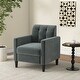 preview thumbnail 4 of 8, Costway 1/2 PCS Mid Century Modern Velvet Accent Chair with Tufted